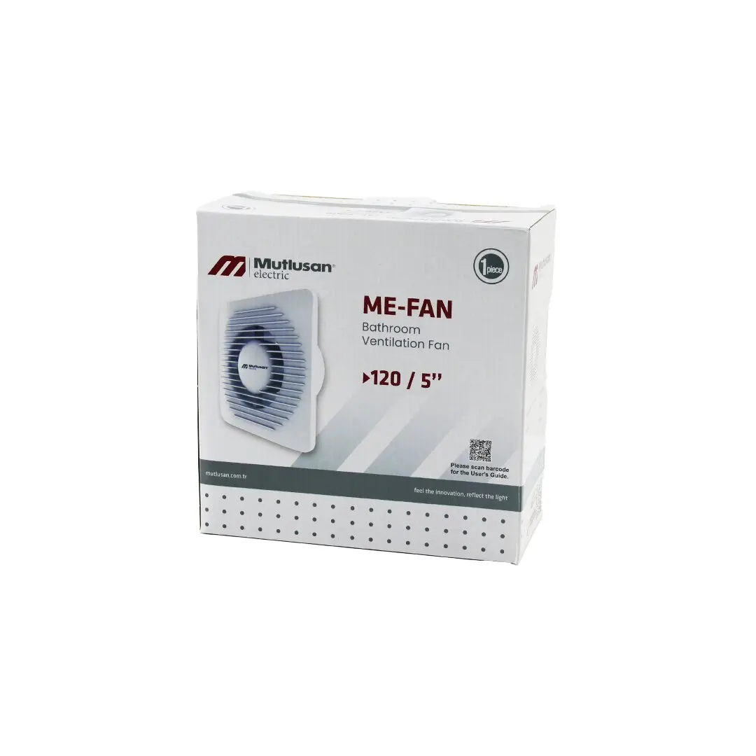 MUTLUSAN-001 211 000 120 00 00 ME-FAN 120/5" BANYO TUVALET HAVALANDIRMA ASPİRATÖRÜ 15W 1900RPM 120M3/H (4745)