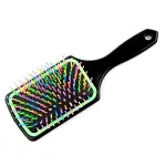 Pratik Renkli Uçlu Plastik Saç Fırçası Tarağı Ergonomik Tarak (4745)-5