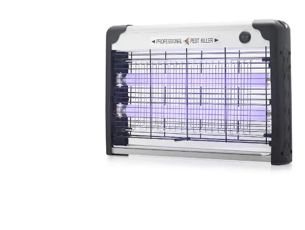 Elektrikli Sinek Öldürücü Cihaz 20W 39 Cm Floresan Alüminyum Siyah Beyaz HDX9303