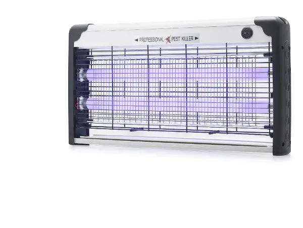 Elektrikli Sinek Öldürücü Cihaz 30W 49 Cm Floresan Alüminyum Siyah Beyaz HDX9304