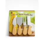 CHEESE KNİFE SET 4PCS PEYNİR BIÇAK SETİ AHŞAP BAMBU SAPLI (4745)-3