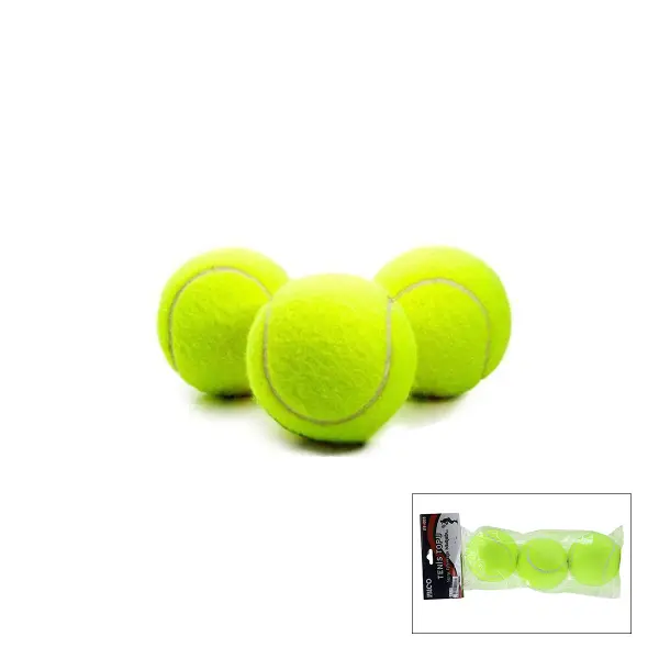 3PCS TENİS KORT TOPU POŞETLİ KARTELA AMBALAJ (4745)
