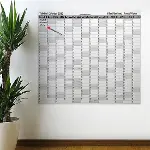 2020 Yıllık Planlayıcı Manyetik Duvar Stickerı Takvim 110x100 cm (4745)-2
