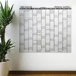 2020 Yıllık Planlayıcı Manyetik Duvar Stickerı Takvim 110x100 cm (4745)-1