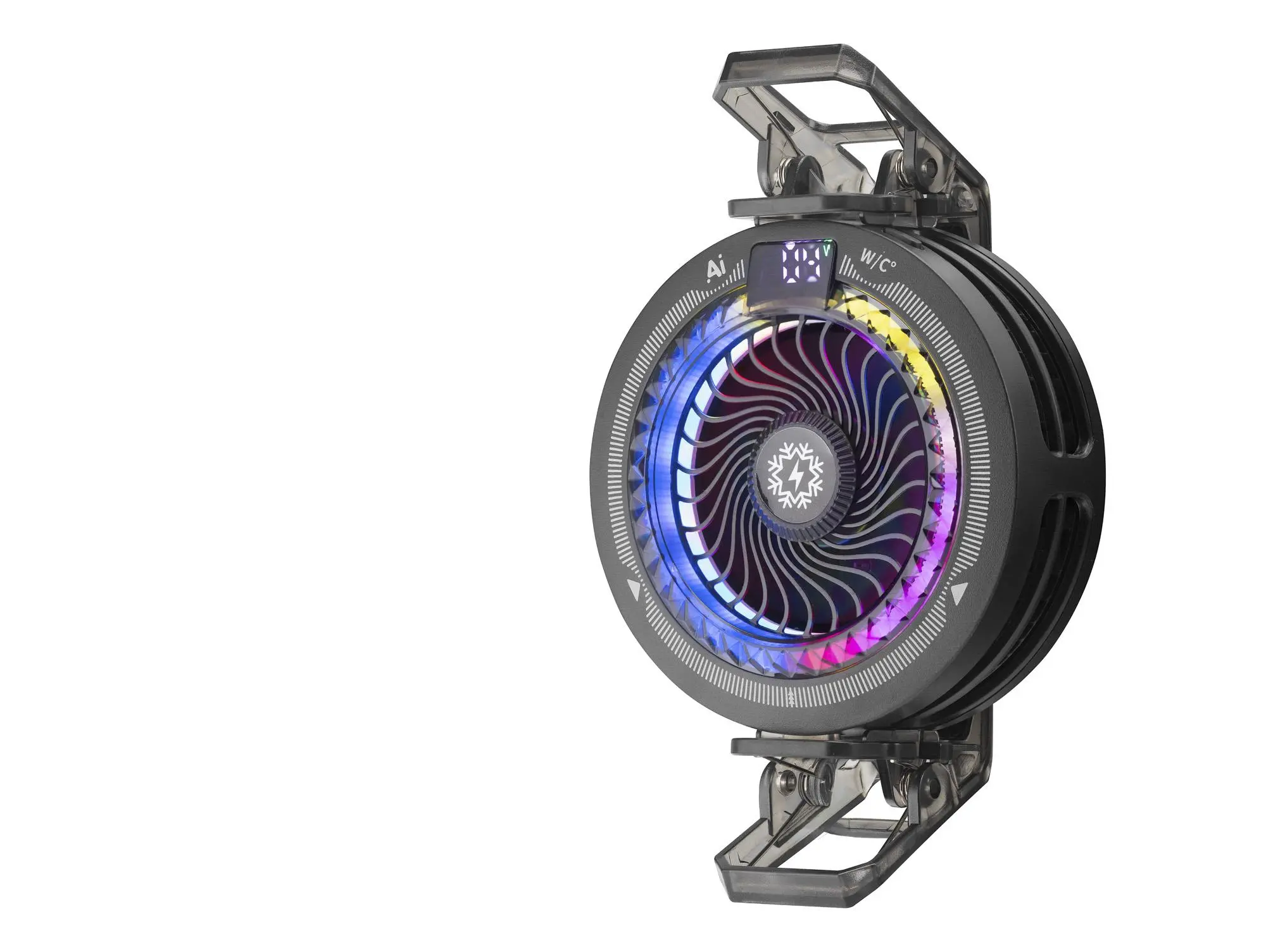 Telefon Soğutucu Fan Rgb Isı Göstergeli Siyah TH25PRO