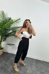 Kadın Yüksek Bel Hürrem Pantolon-2