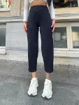 Kadın Krep Kumaş Balon Pantolon-2