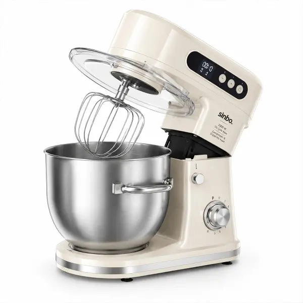 STANDLI MİKSER - BLENDER SETİ HAMUR YOĞURUCU - ÇIRPICI - KARIŞTIRICI 8KADEM. HIZ AYAR 12LT HAZNE 2000W SMX-2779 (4745)