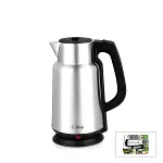 ÇELİK - SÜRAHİ MODEL KETTLE ELEKTRİKLİ SU ISITICISI PASLANMAZ ÇELİK GİZLİ REZİSTANS 360° 2.2LT 1500W KK-3334 (4745)-1
