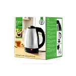 ÇELİK KETTLE ELEKTRİKLİ SU ISITICISI PASLANMAZ ÇELİK GİZLİ REZİSTANS 360° 1.8LT 1500W KK-3331 (4745)-3