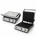 IZGARA VE TOST MAKİNESİ 4 DİLİM YAPIŞMAZ YÜZEY 2000W SSM-2598 (4745)-1