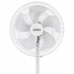BEYAZ 5 PERVANE - 18 INC EV - OFİS KOMPAKT - SESSİZ - ÜÇ KADEME 140CM YÜKSEKLİK AYAKLI VANTİLATÖR SF-6798 (4745)-3