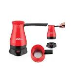 ELEKTRİKLİ CEZVE PLS. TÜRK KAHVE MAKİNE ÇELİK GİZLİ REZİSTANS 700W 5 FİNCAN - 400ML SCM-2948 (4745)-2