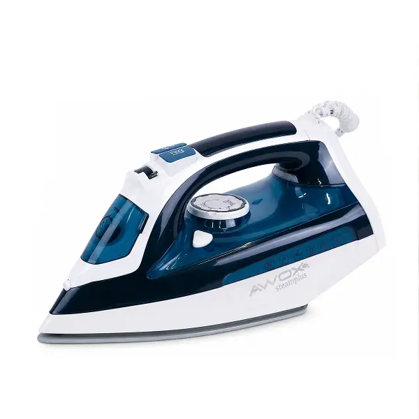 KOYU MAVİ - BEYAZ BUHARLI ÜTÜ SERAMİK TABAN - 360° HAREKETLİ KABLO - BUHAR AYARLAMA 2100W STEAMPLUS-1716 (4745)