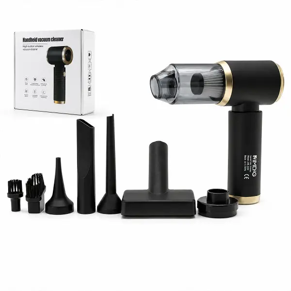HANDHELD VACUUM CLEANER 2İN1=ÇEKME - ÜFLEME OTO - ARAÇ - EV EL TİPİ SÜPÜRGE ŞARJLI MİNİ - TAŞINABİLİR KH-128 (4745)