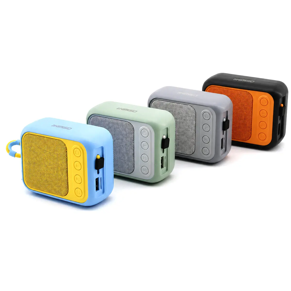 BLUETOOTH WİRELESS MİNİ HOPARLÖR SPEAKER RENKLİ TYPE-C ŞARJLI 5W MİKROFON - KART GİRİŞİ PL-4692 (4745)