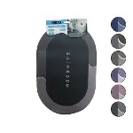 OVAL - MAT RENKLER   38X58CM   SU EMİCİ - SİHİRLİ  BANYO PASPASI  ELASTİK (4745)-1