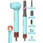 MAVİ AİR BRUSH 5İN1=BUKLE-HACİMLE-DÜZLEŞTİR-2-FIRÇA SAÇ KURUTMA - ŞEKİL MAKİNESİ 1300W 3-KDM.HIZ SICAKLIK SHD-1729 (4745)-1