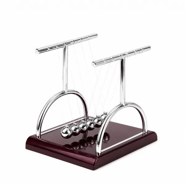 BALANCE BALLS BÜYÜK NEWTON - METAL DENGE TOPLARI MASA ÜSTÜ (4745)