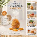 POŞETLİ RENKLİ MİX MİDYE - DENİZ KABUK VAZO TAŞI (4745)-1