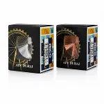 KÜÇÜK AIN DUBAİ METALİK DÖNME DOLAP BİBLOSU - DEKORATİF SÜS EŞYASI KROM - BAKIR (4745)-3