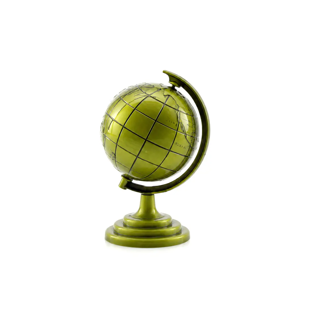 GLOBE KÜÇÜK METAL DÜNYA BİBLOSU - DEKORATİF SÜS EŞYASI (4745)