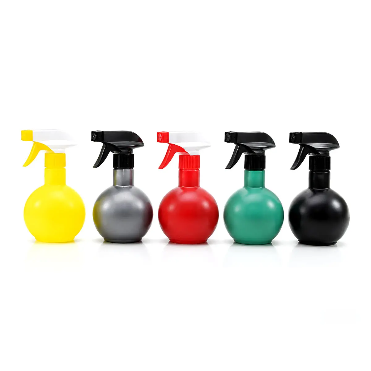 350ML PRİZMA RENKLİ ŞEFFAF TOMBUL - PLASTİK BOŞ SPREY PÜSKÜRTÜCÜ ŞİŞE (4745)