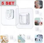 Geçmeli Klips Eşya Sabitleme Askısı 5 SET (4745)-1