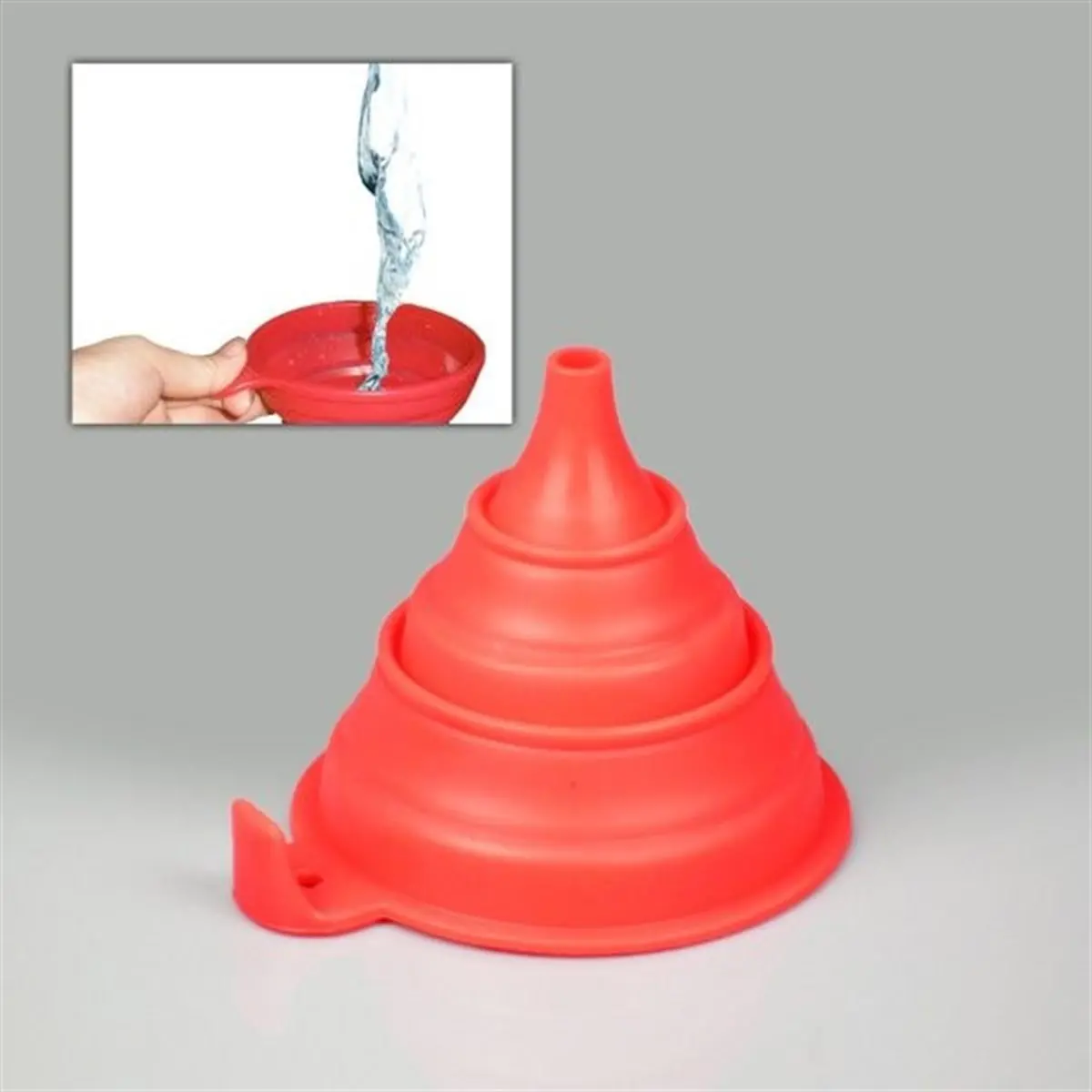 Silicone Folding Funnel Katlanır Huni (4745)