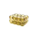 19X13X9CM KAHVERENGİ ŞEFFAF YAYLI MASAÜSTÜ BUBBLE DEKORATİF BULUT PEÇETELİK (4745)-2