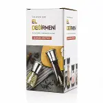 HAND GRINDER KÜÇÜK CAM HAZNELİ - KROM KAPLAMA PLS.KAPAKLI TUZ - BAHARAT ÖĞÜTÜCÜ İ22-411 (4745)-3