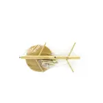 MİX ALTLIK =YUVARLAK - KARE BARDAK - FİNCAN ASACAK BAMBU - AHŞAP 35CM (4745)-3