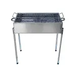 PASLANMAZ MANGAL PORTATİF AYAKLI - STANDLI 70CM (4745)-2