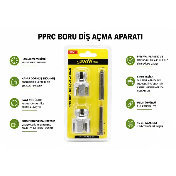 PPRC BORU DİŞ AÇMA MATKAP UÇ APARAT (4745)
