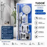 VAKUMLU - KROM LUX SÜRGÜLÜ DUŞ SETİ (4745)-1
