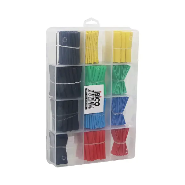 530PCS MAKARON KABLO TAMİR SETİ ISIYLA BÜZÜŞMELİ DARALAN HORTUM (4745)