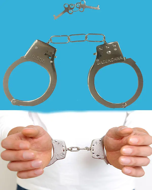 Anahtarlı Oyuncak Metal Kelepçe Polis Kelepçesi (4745)