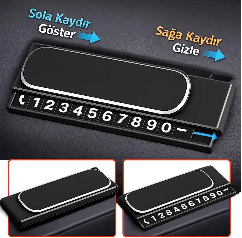 Kayar Kapaklı Torpido Üstü Fosforlu Numaratör (4745)