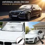 Premium Katlanabilir Araç Ön Cam Güneşliği – Şemsiye Tipi Oto Güneşlik, UV Korumalı Isı Yalıtımlı Ön Cam Gölgelik (4745)-2
