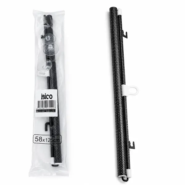 58X125CM OTO-ARAÇ - EV - OFİS CAM PANELİ GÜNEŞLİK PVC PERDE MAKARALI AÇ-KAPA VANTUZLU MONTAJ (4745)