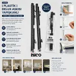 58X125CM OTO-ARAÇ - EV - OFİS CAM PANELİ GÜNEŞLİK PVC PERDE MAKARALI AÇ-KAPA VANTUZLU MONTAJ (4745)-2
