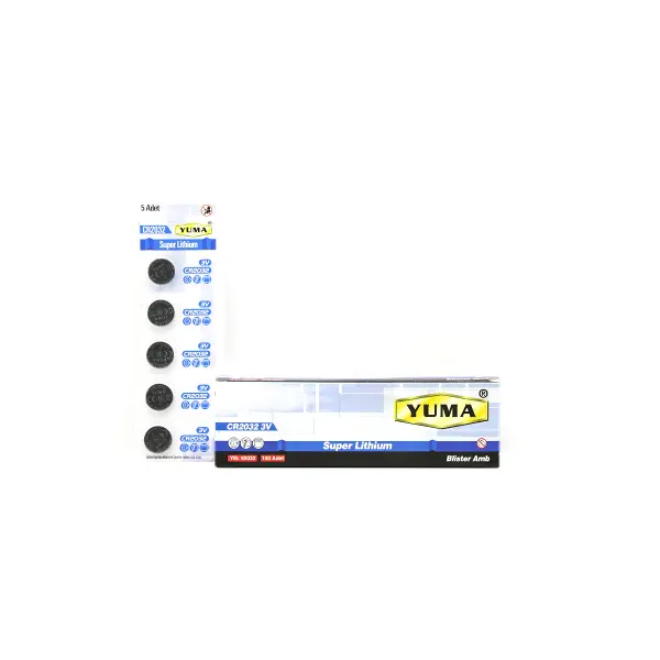 CR-2032 PARA PİL LİTYUM 3V 5Lİ KART YM-92032 (4745)