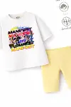 Kız Çocuk Oversize Kalıp Belya Kids Manifest Özel Tasarım Taytlı Alt Üst Takım-3