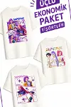 Kız Çocuk 3 Huntrıx 3 lü Ekonomik Paket T-shirtler-2