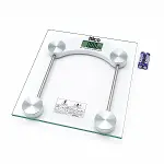 DİJİTAL - PİLLİ KARE BANYO BASKÜL TERAZİ TARTI LCD EKRAN 180KG/0.1G 30X30CM İ11-025 (4745)-1