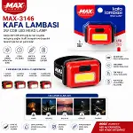 PİLLİ 3W COB LED KAFA LAMBASI FENER 3-KADEME IŞIK AYARI- FLAŞÖR 4.5V 120LÜMEN (4745)-2