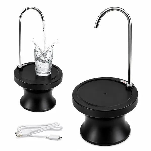 USB ŞARJLI - OTOMATİK DAMACANA SU POMPASI - STAND 360° BAŞLIK NRX-4337 (4745)