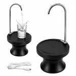 USB ŞARJLI - OTOMATİK DAMACANA SU POMPASI - STAND 360° BAŞLIK NRX-4337 (4745)-1