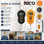 GÜLEN YÜZ DİJİTAL TERAZİ TARTI EL KANTARI KANCALI 50KG (4745)-4