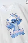 Tam Kalıp Oversize Kız Çocuk Pamuğa Pamuk 3 İplik Kumaş Stıtch Love Karakter Tasarım Sweatshirt-2